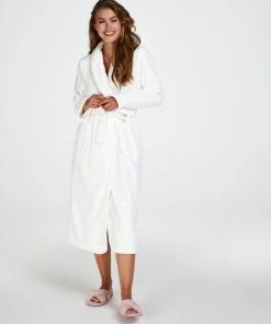 Langer Bademantel Fleece Rip