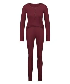 Pyjama Waffle Placket -Hunkemöller-Shop 183273 5