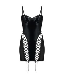 Slipdress Mesh Lace-up 10 Slipdress Mesh Lace-up -Hunkemöller-Shop 185073 5