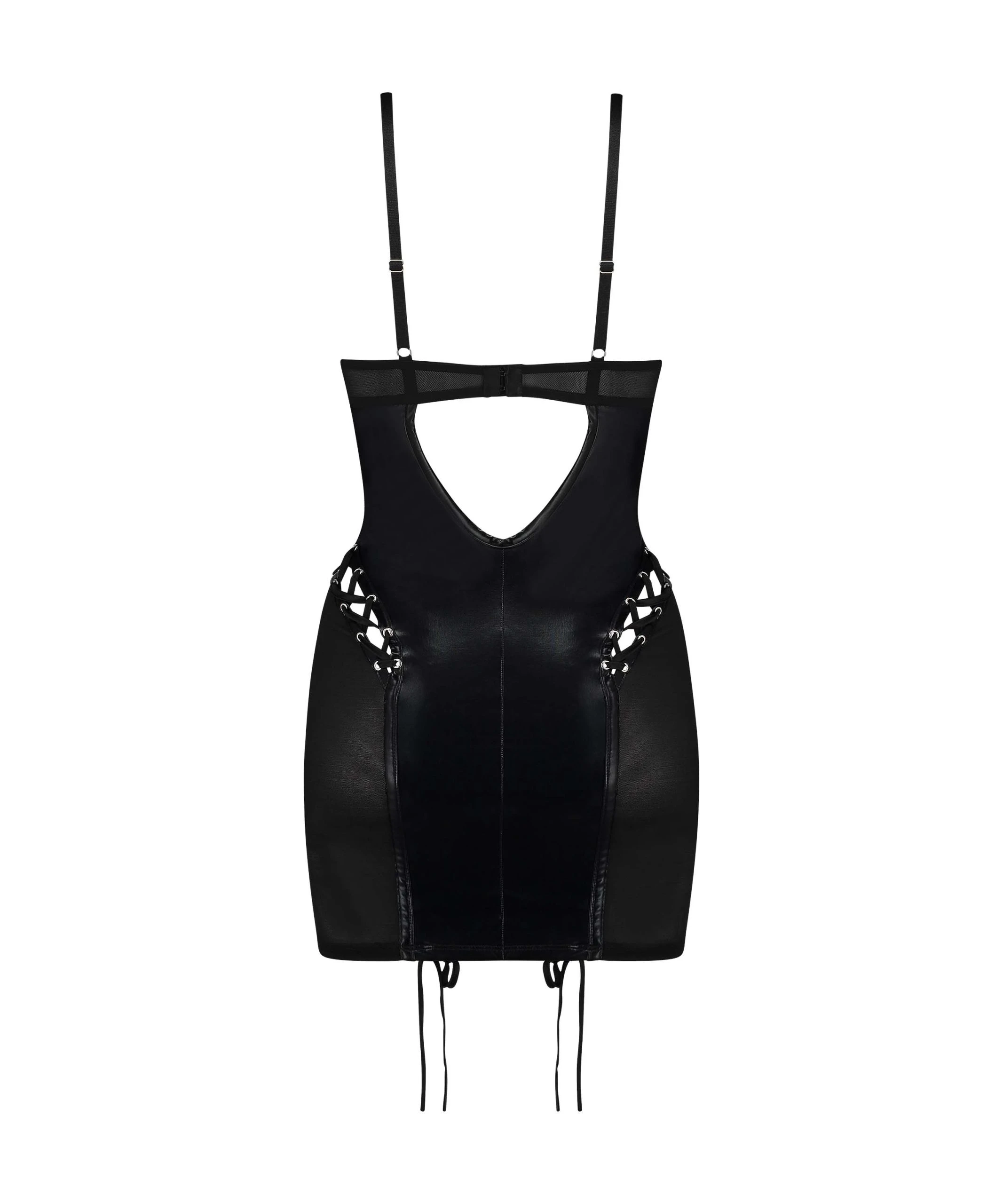 Slipdress Mesh Lace-up 7 Slipdress Mesh Lace-up – Bild 5