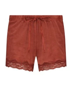 Shorts Aus Velours Mit Spitze -Hunkemöller-Shop 195957 5 5