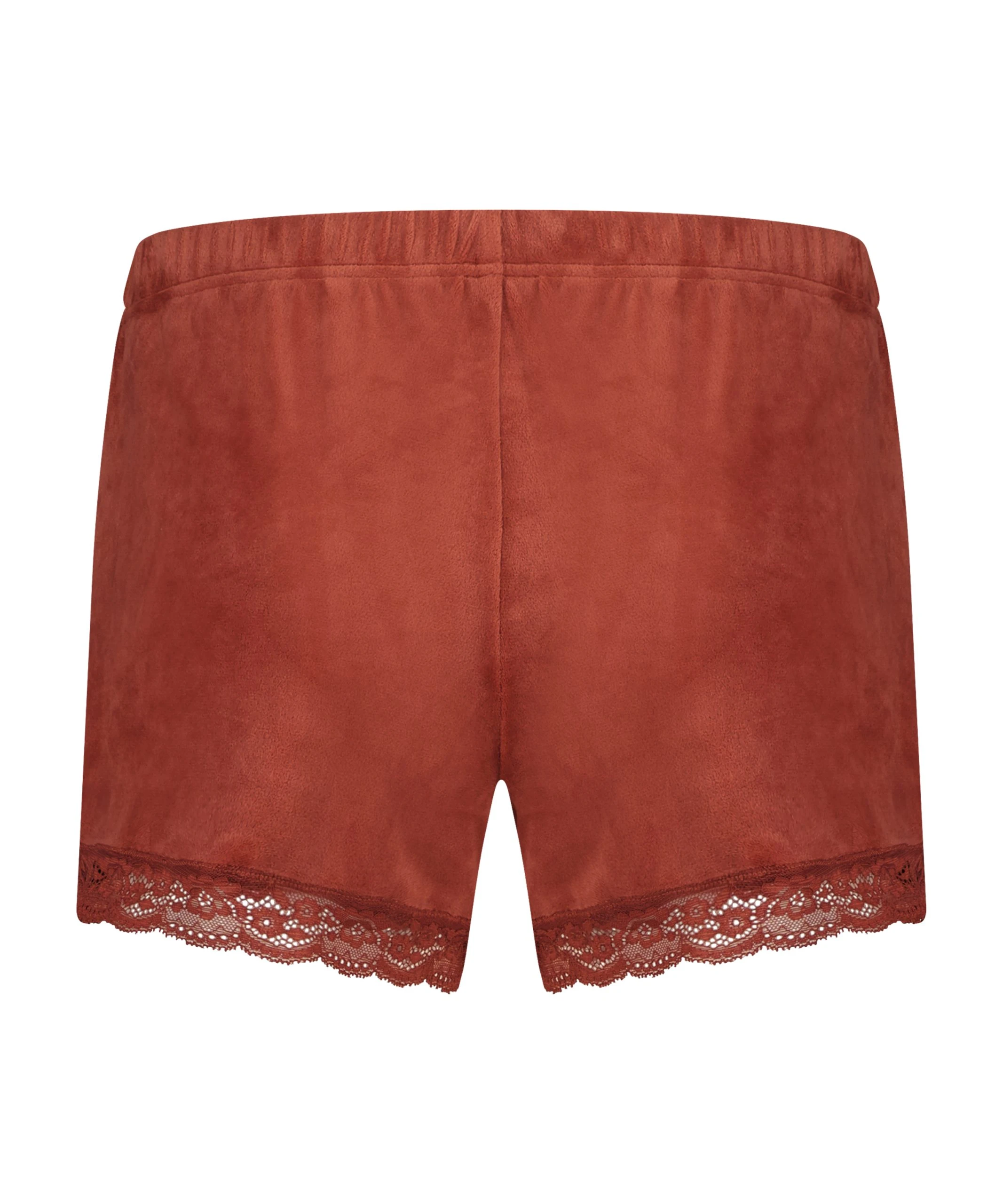 Shorts Aus Velours Mit Spitze 7 Shorts Aus Velours Mit Spitze – Bild 5