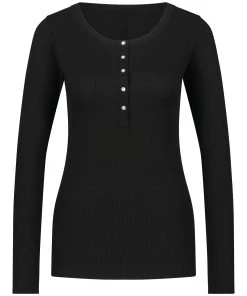 Langarm-Pyjamatop -Hunkemöller-Shop 199768 5 1