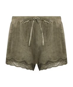 Shorts Aus Velours Mit Spitze -Hunkemöller-Shop 201693 5 10