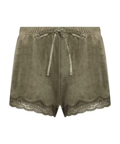Shorts Aus Velours Mit Spitze 10 Shorts Aus Velours Mit Spitze -Hunkemöller-Shop 201693 5