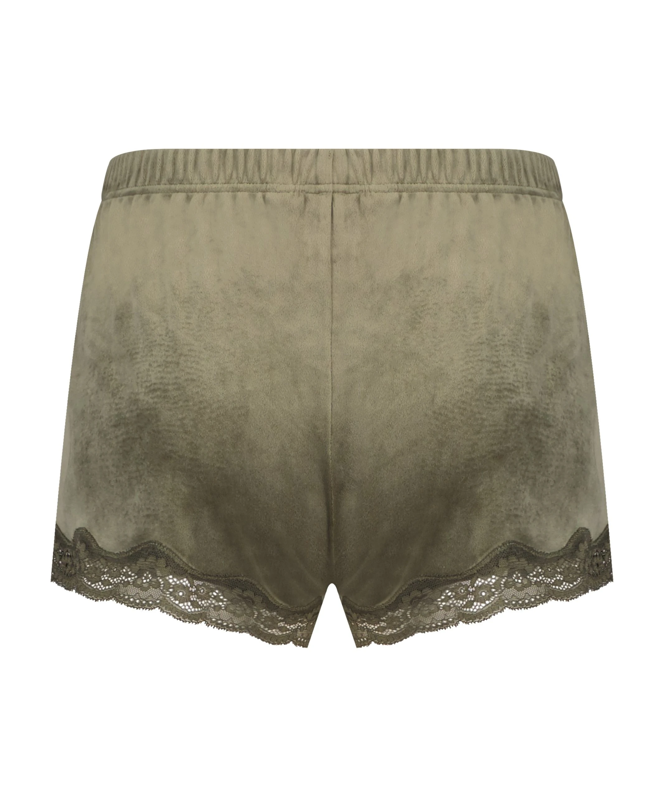 Shorts Aus Velours Mit Spitze 7 Shorts Aus Velours Mit Spitze – Bild 5