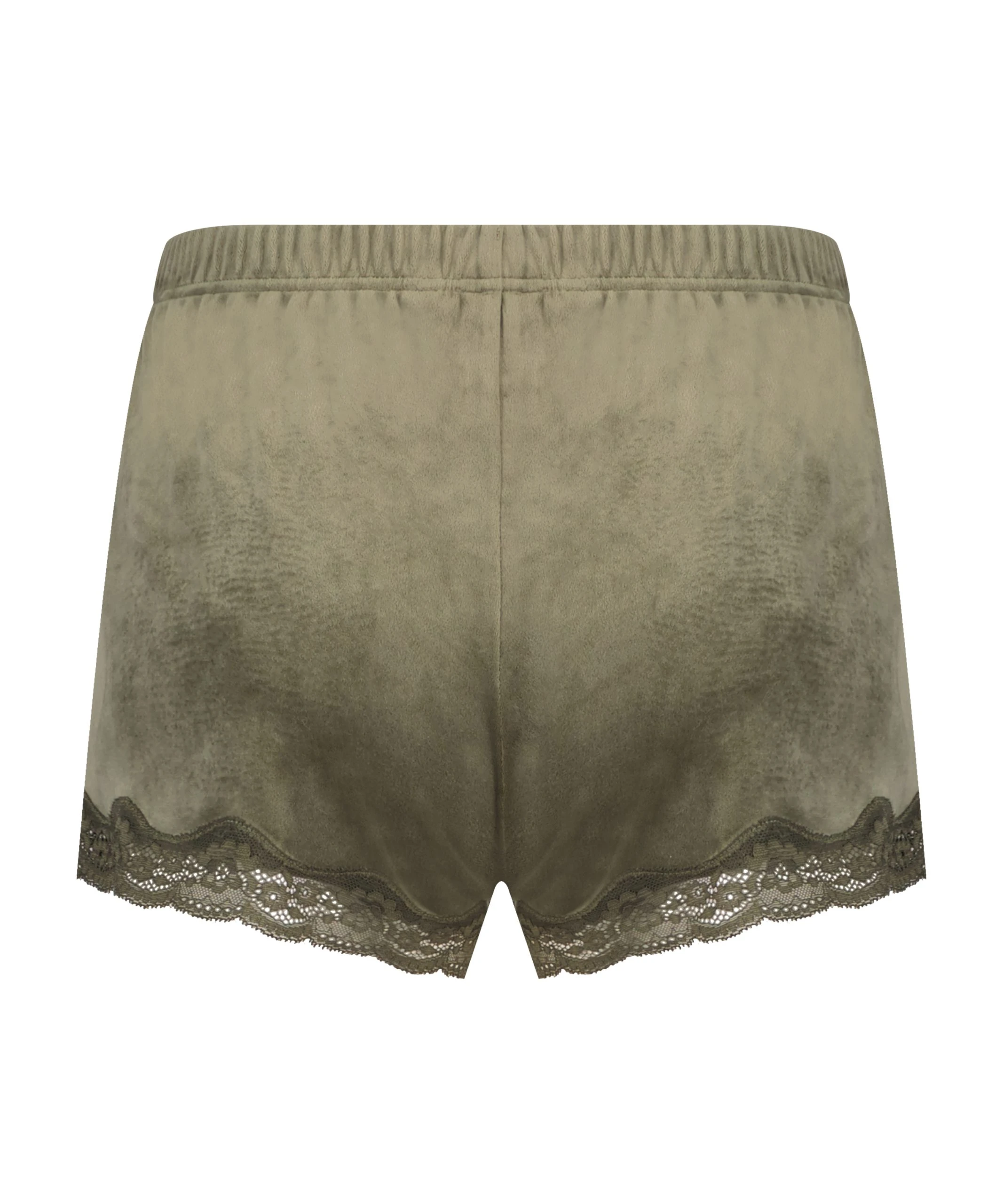 Shorts Aus Velours Mit Spitze 7 Shorts Aus Velours Mit Spitze – Bild 5
