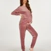 Schwangerschafts-Jogginghose Velours Pintuck