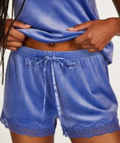 Shorts Aus Velours Mit Spitze -Hunkemöller-Shop 201765 2 3
