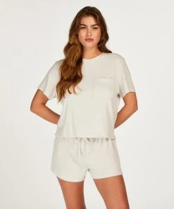 Top Mit Kurzen Ärmeln Rib 10 Top Mit Kurzen Ärmeln Rib -Hunkemöller-Shop 201795 3 3