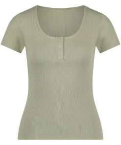 Kurzärmeliges Pyjama-Top Henley -Hunkemöller-Shop 201797 5 2