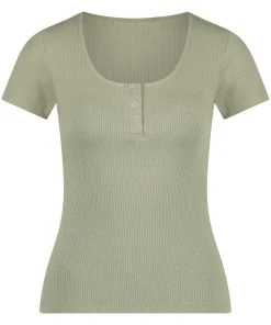Kurzärmeliges Pyjama-Top Henley 12 Kurzärmeliges Pyjama-Top Henley -Hunkemöller-Shop 201797 5