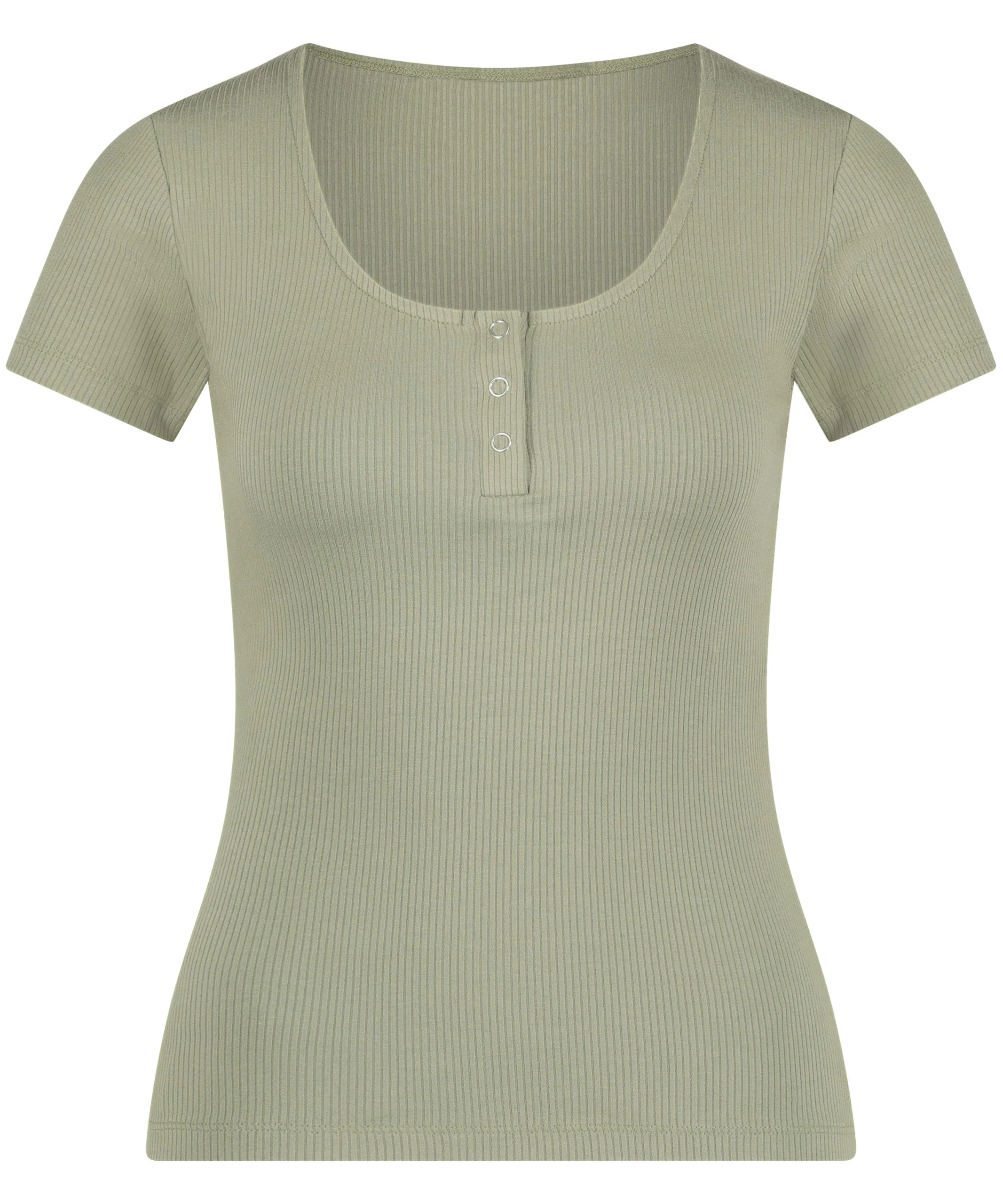 Kurzärmeliges Pyjama-Top Henley 7 Kurzärmeliges Pyjama-Top Henley – Bild 5