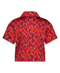 Kurzärmelige Satin-Jacke -Hunkemöller-Shop 201810 6