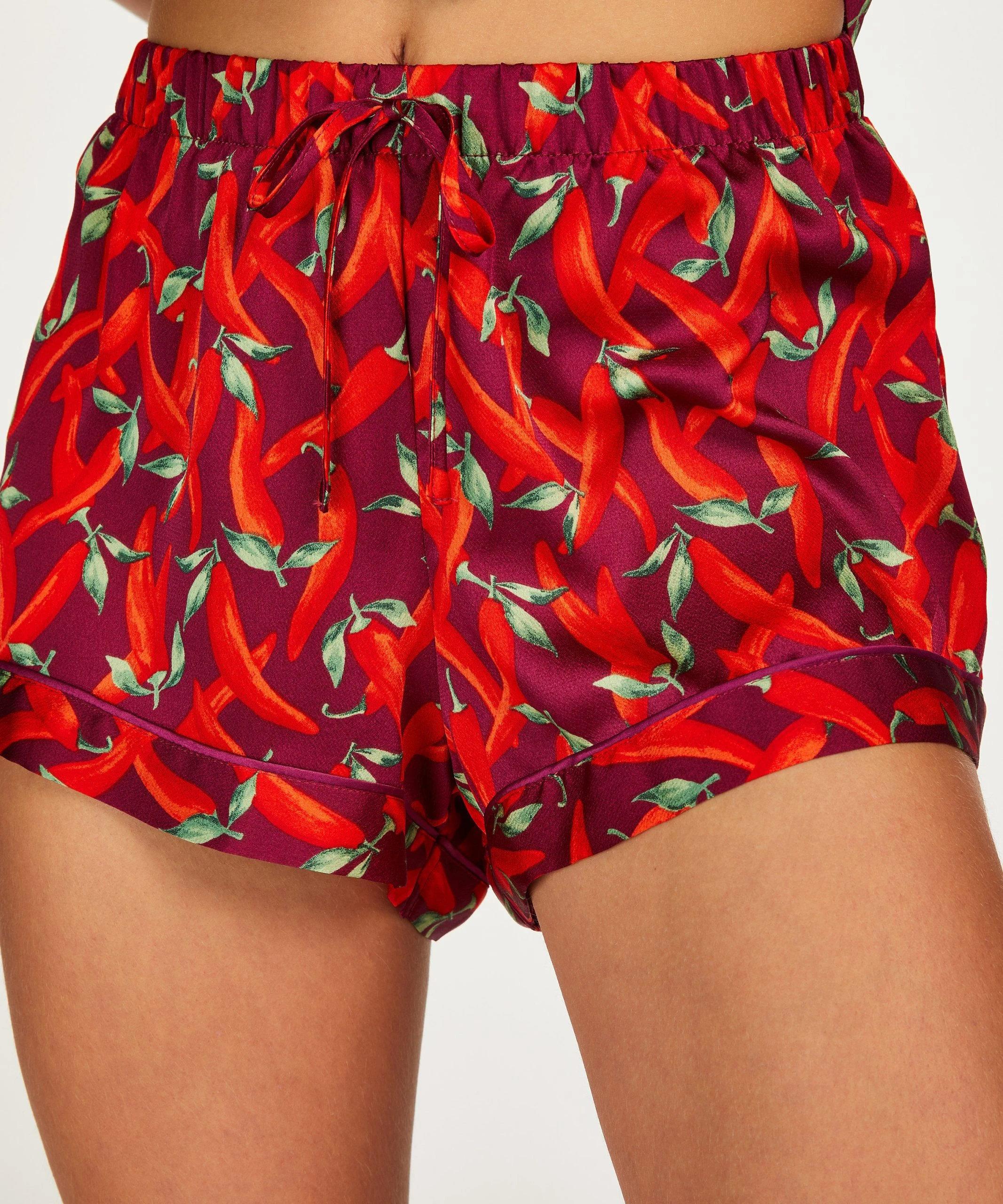 Pyjama-Shorts Satin 4 Pyjama-Shorts Satin – Bild 2