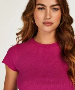 Shirt Mit Kurzen Ärmeln Rib -Hunkemöller-Shop 201812 2