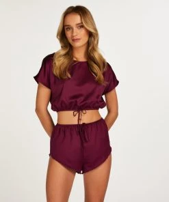 Cropped-Top Aus Satin -Hunkemöller-Shop 202000 3