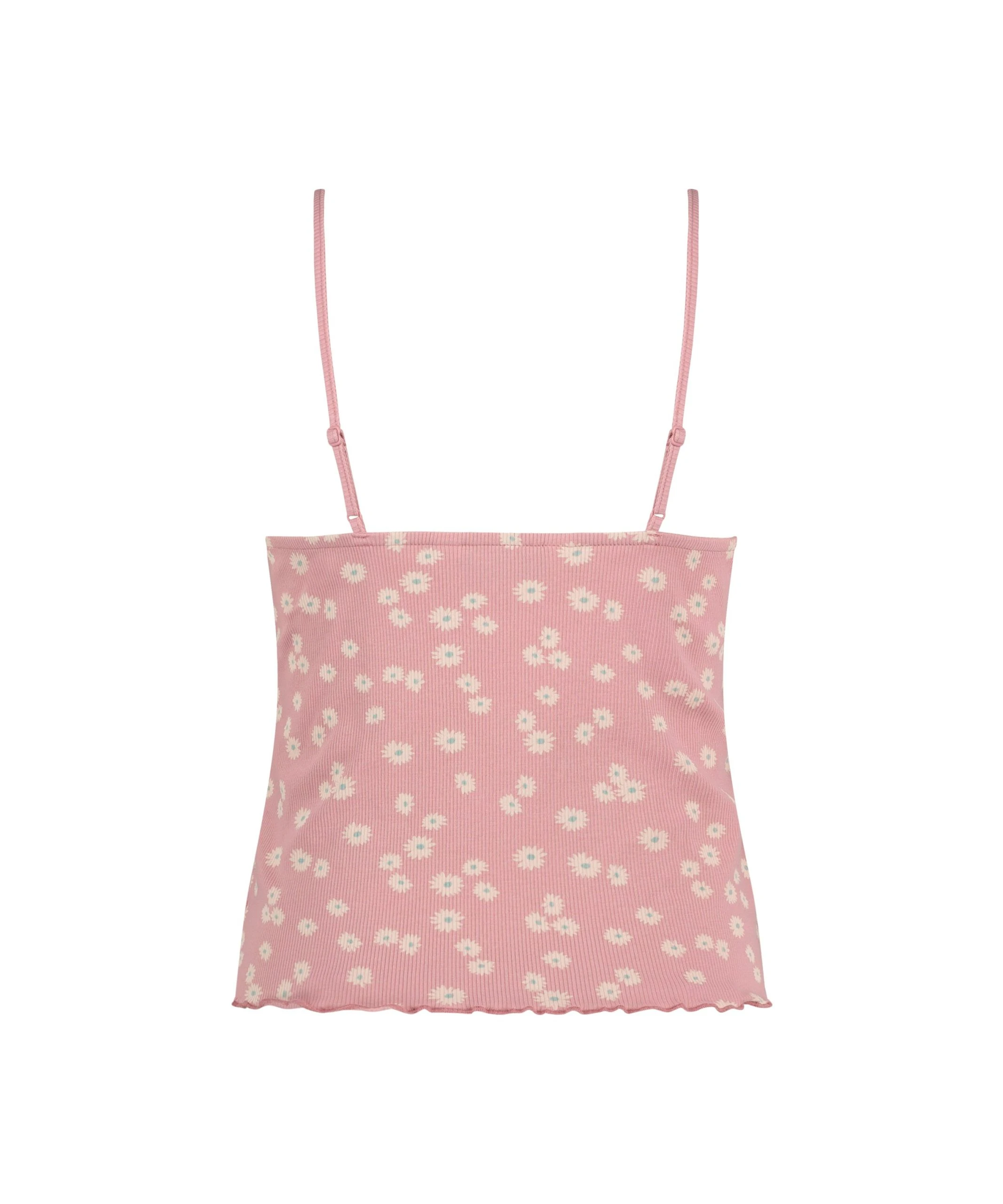 Top Cami Rib Lace Contrast 8 Top Cami Rib Lace Contrast – Bild 6