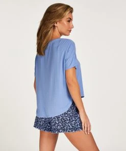 Kurzes Pyjama-Set Swirl -Hunkemöller-Shop 202349 4 1